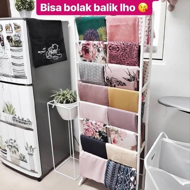 Rak jilbab besar serbaguna gantungan jilbab hanger jilbab hijab mukenah  pekanbaru bisa jadi rak sep
