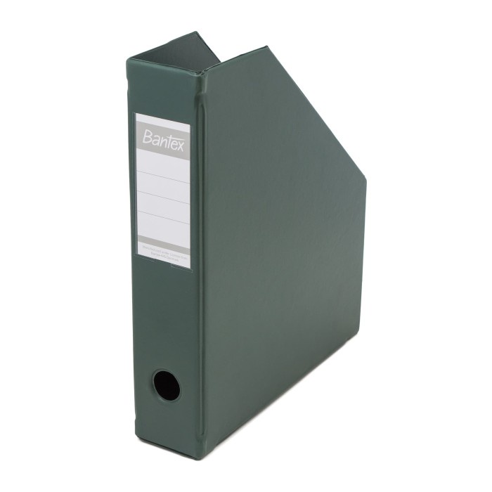 

File-Box- Bantex Magazine File (Box File) A4 7Cm Green #4010 04 -Box-File.