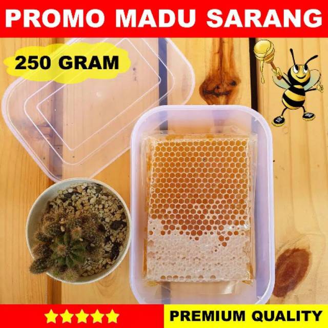 

[COD] Sarang Madu Murni 250 gr | Sarang madu Asli 250 gr | Sarang lebah asli | Madu asli
