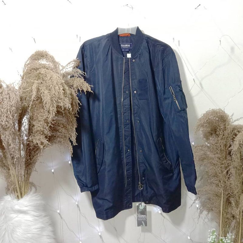 PULL&BEAR ORIGINAL JAKET PARASUT BOMBER PARKA ANTI AIR USAHA PAKET USAHA