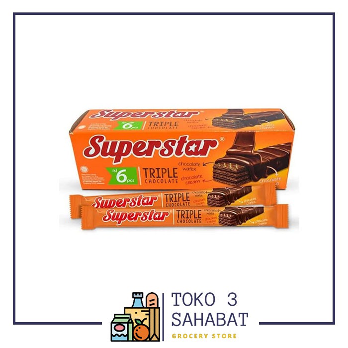 

Wafer Superstar Triple Chocolate