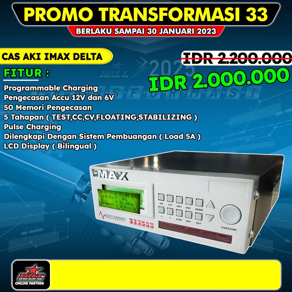 Promo Cas Aki Imax Delta