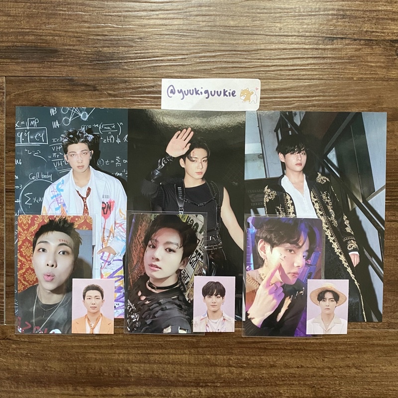 [BOOKED] SG22 BTS RM JK V Season's Greetings 2022 Namjoon Jungkook Taehyung PC Postcard ID Set