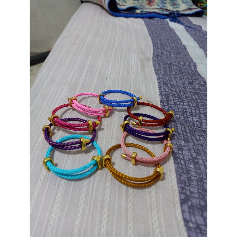 (free stoper) Gelang ongsrot anak / gelang kawat serut anak/ gelang waterproof/ gelang serut anak