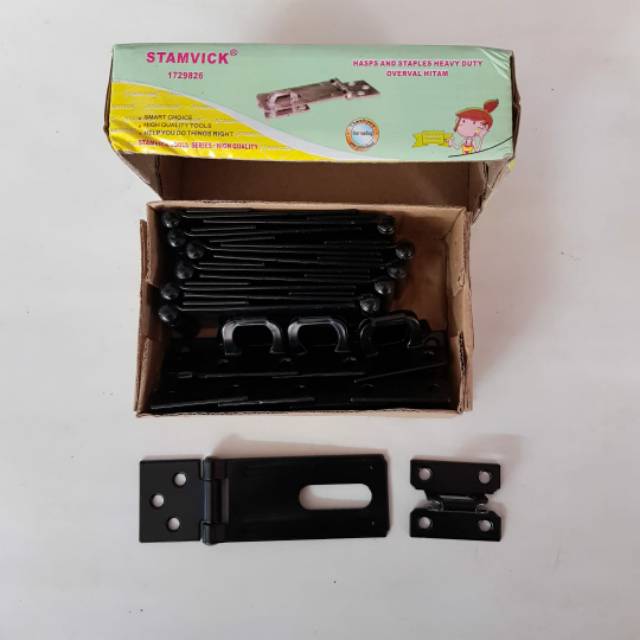 OVERPAL GRENDEL 4&quot; STAMVICK TEMPAT GEMBOK CANTOLAN KUNCI PINTU