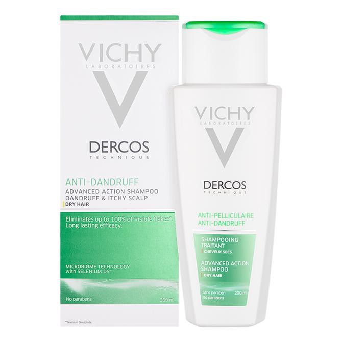 Super Vichy Dercos Antidandruff Sensitive Shampoo 200ml Sale Shopee Indonesia