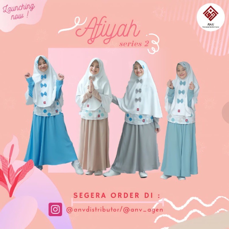 Setelan Anak Muslim Set Afiyah ANV