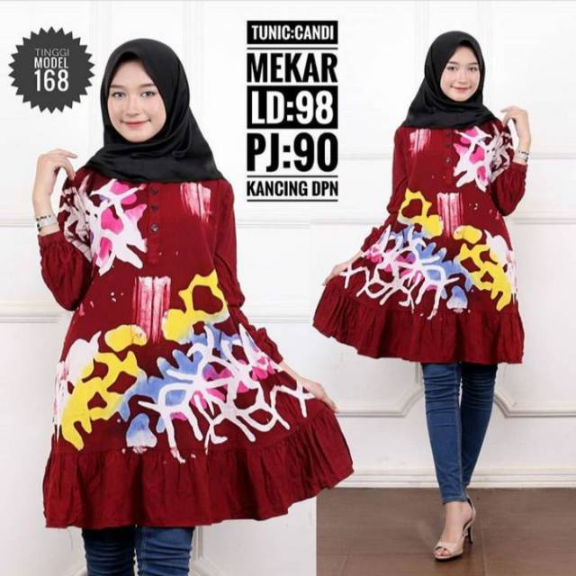 Tunic Batik Candi Mekar