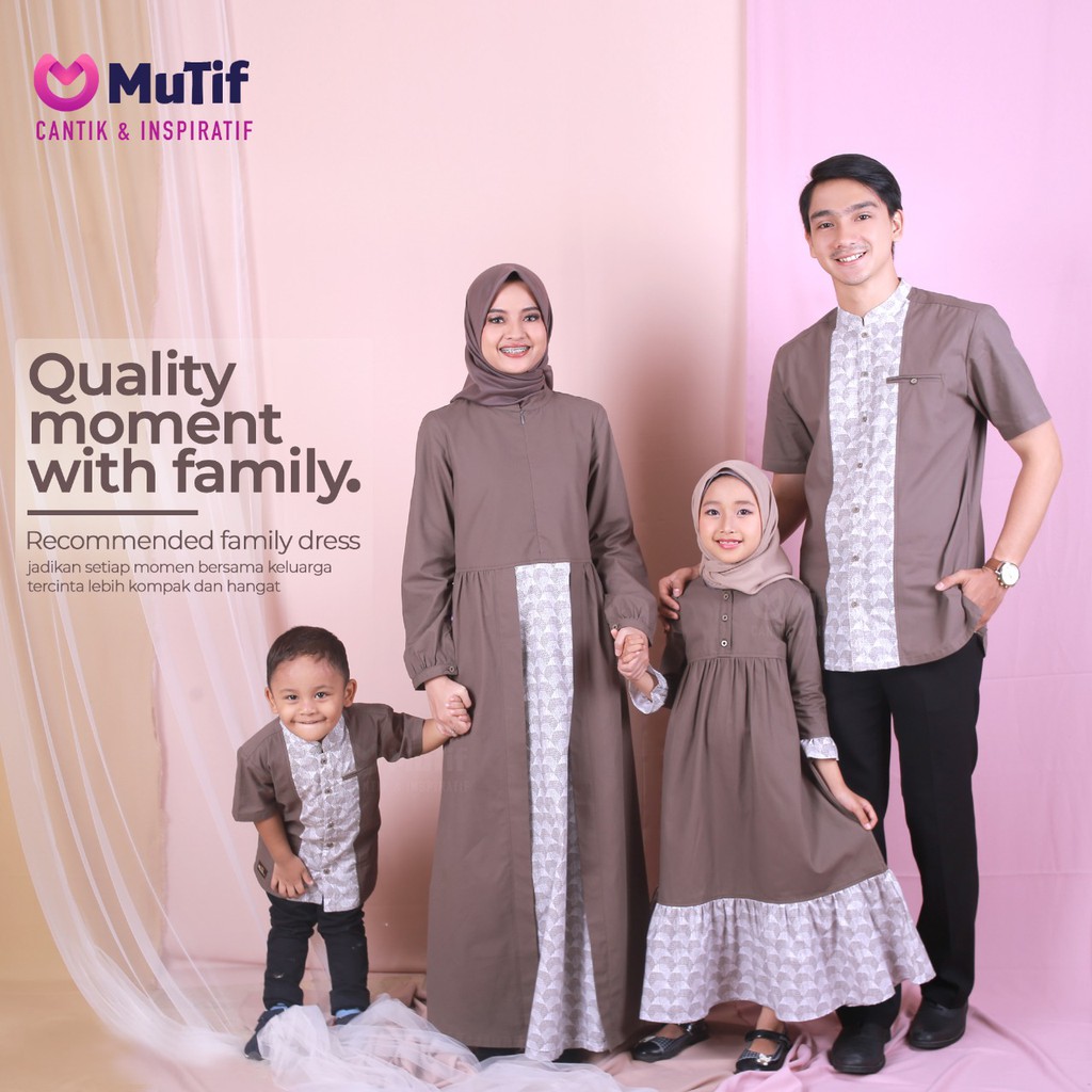 Fashion Muslim Dress Gamis Sarimbit Couple  Mutif Sarimbit  