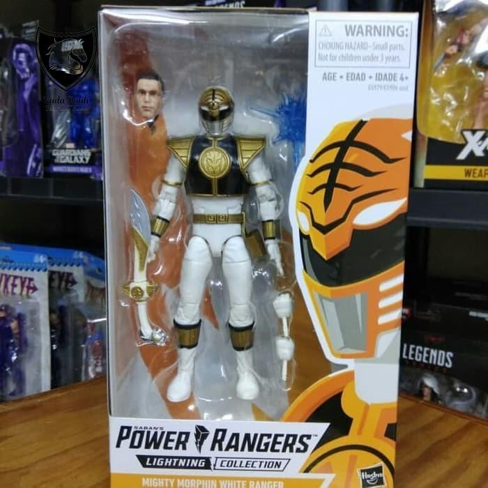 Power Rangers White Ranger Tomy Hasbro Not Shf Lightning Collection