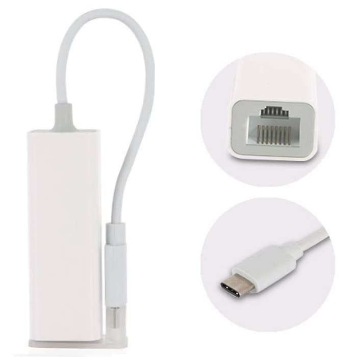 Kabel Converter USB Type C to LAN / Ethernet RJ45