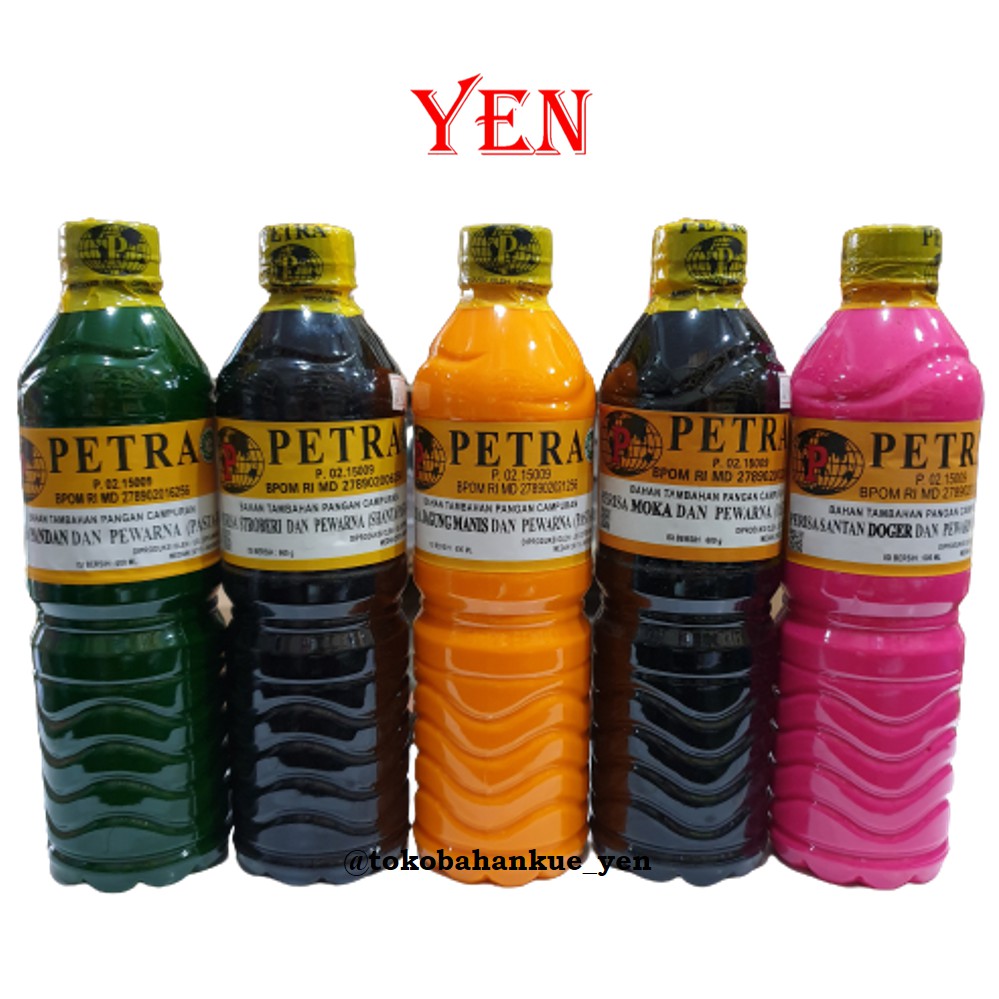 

Petra Perisa Pandan / Moka / Stroberi / Doger / Jagung 600ml