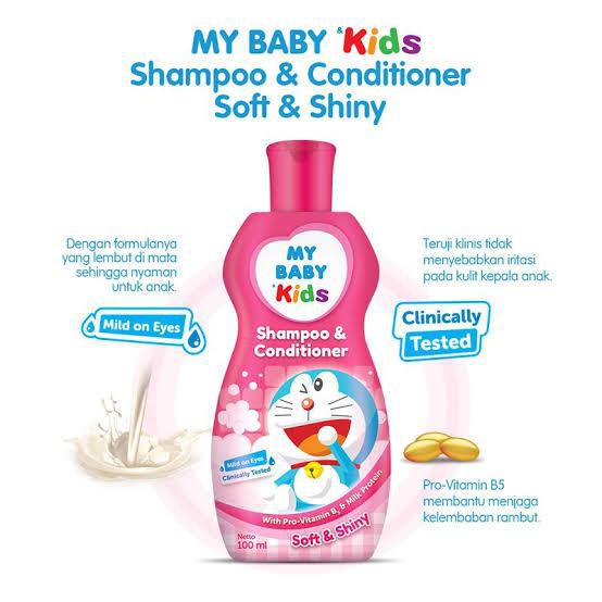 MY BABY Kids Shampoo &amp; Conditioner Healthy &amp; Fresh/ Soft &amp; Smooth - 180ml