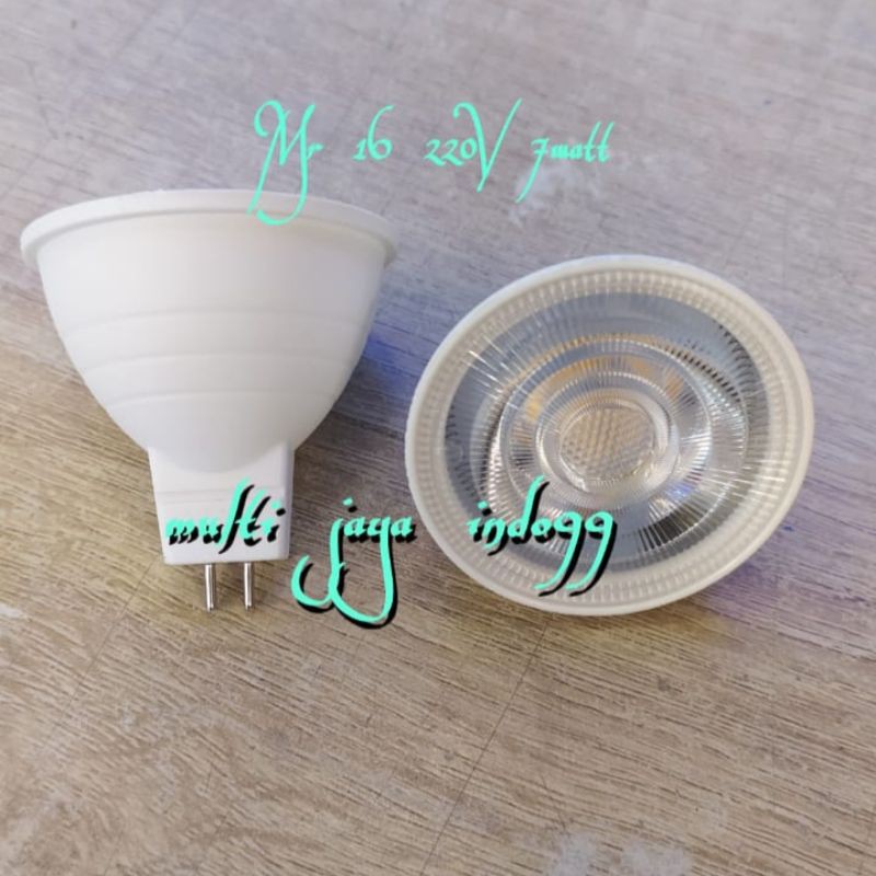 lampu sorot spotlight mr16 7watt 7w 7watt 220V/led halogen mr16 7watt