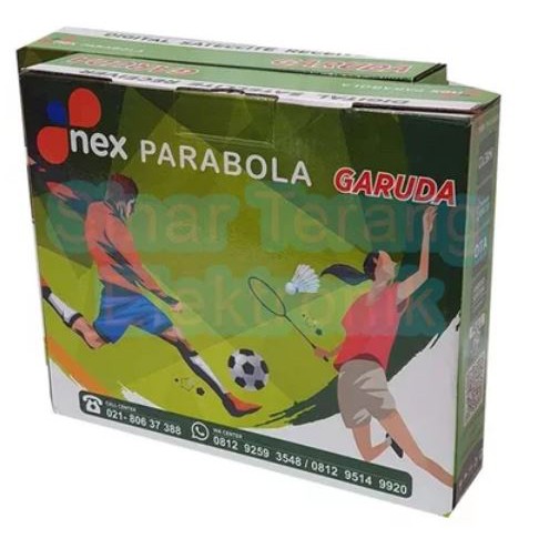 RECEIVER PARABOLA NEX PARABOLA GARUDA RCTI MNC SIARAN LOKAL LENGKAP FREE KABEL HDMI