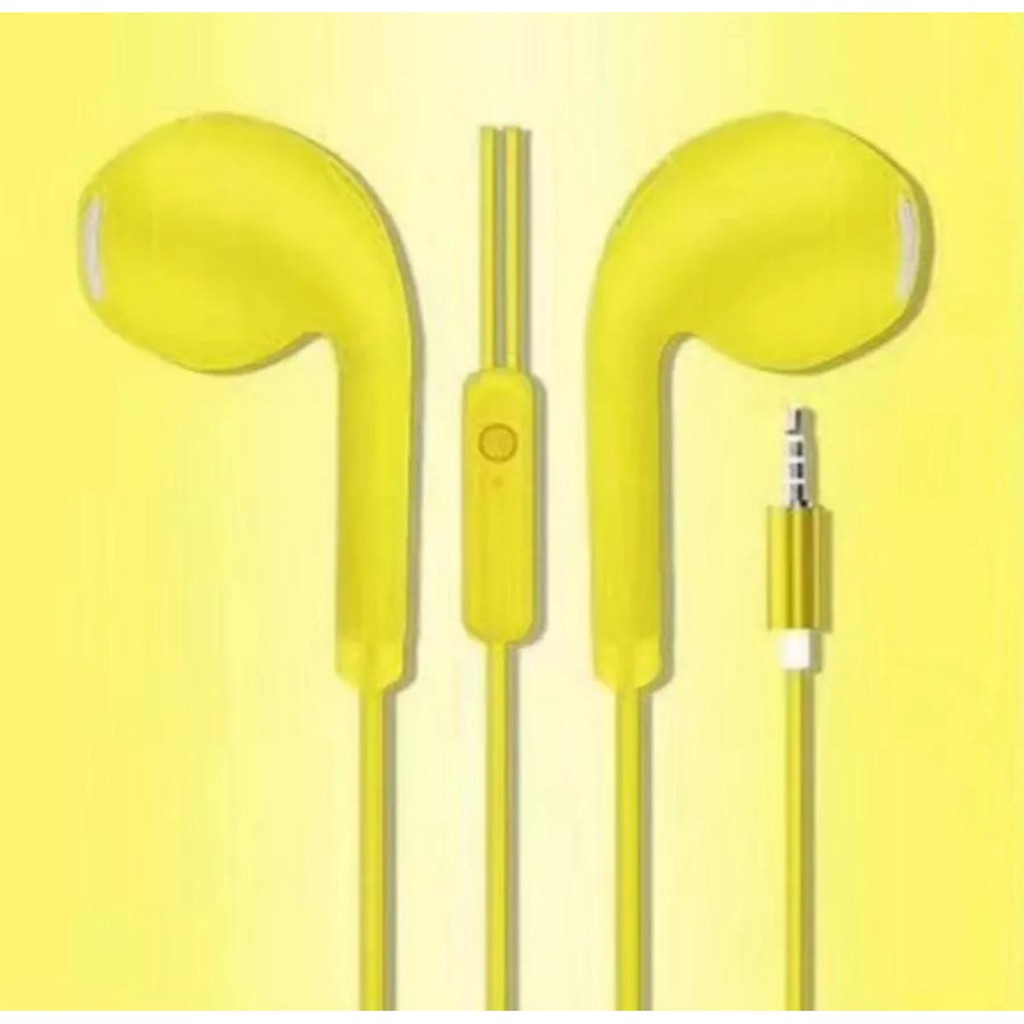 Headset Stereo U19 Macaron Handsfree Extra Bass Earphone U 19