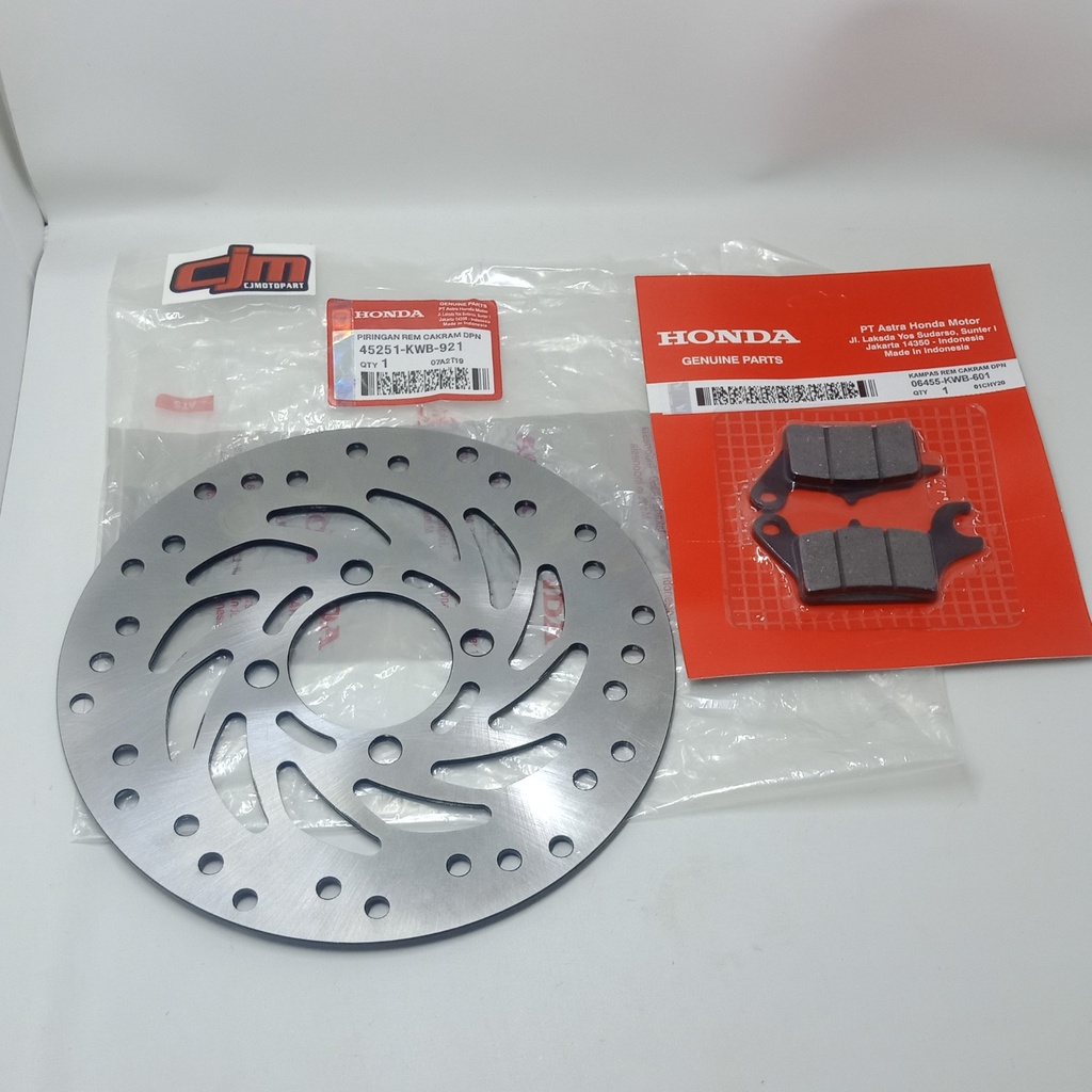 PAKET PIRINGAN DEPAN DISPAD DEPAN BLADE REVO ABSOLUTE BERKUALITAS ORIGINAL