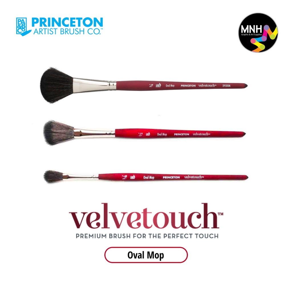 

Kuas Lukis Princeton Velvetouch Synthetic - Oval Mop