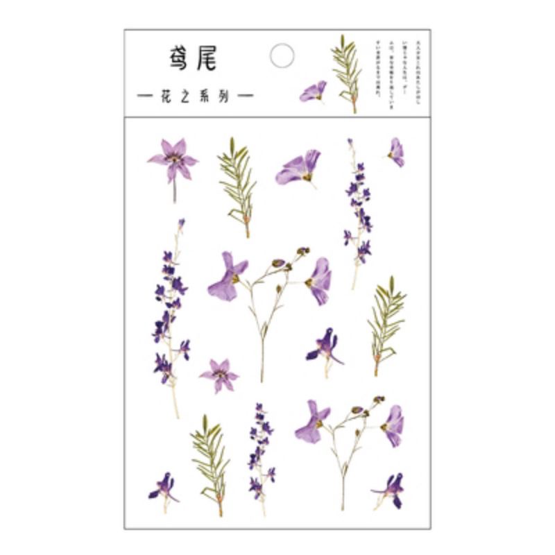 Sticker Flowers PET