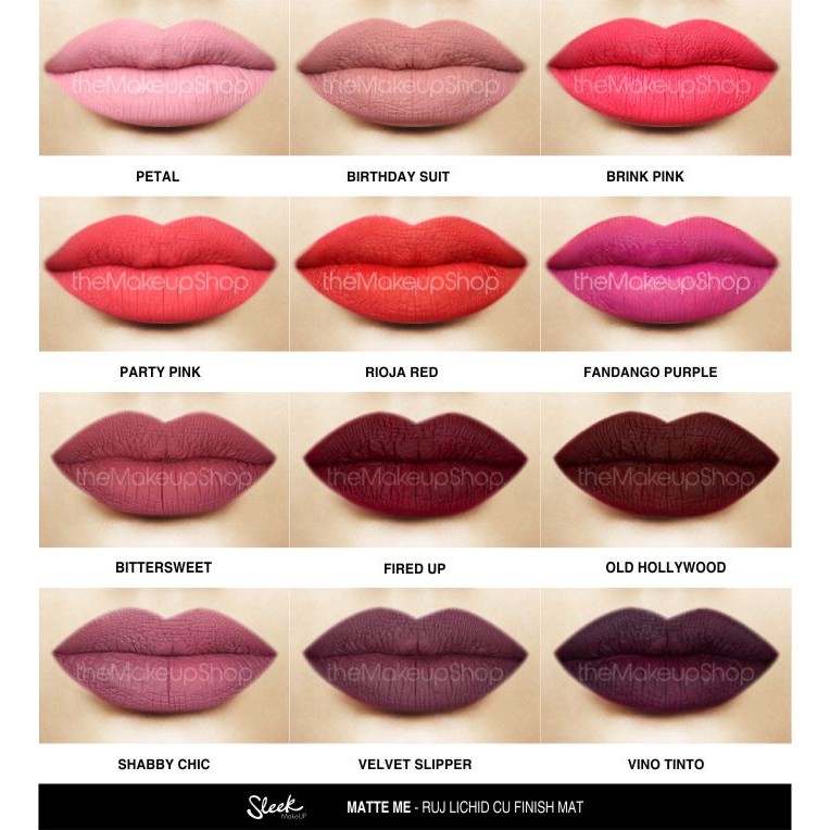 Sleek Matte Me Original Uk Shopee Indonesia Harga lipstik matte me