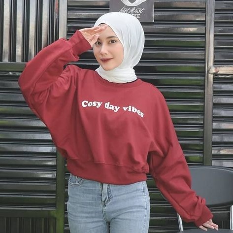 Public - Cosy Day Vibes Sweater Wanita Murah Kekinian