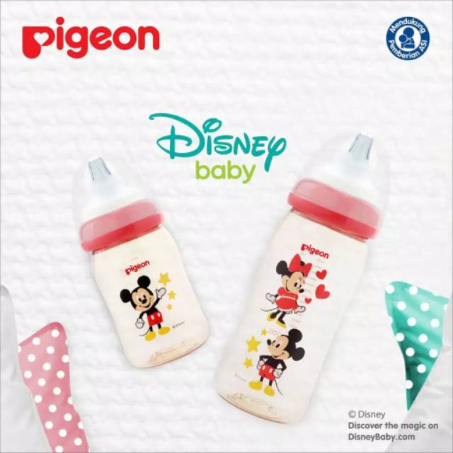 Pigeon Botol Susu PPSU/ Mickey Disney 160ml