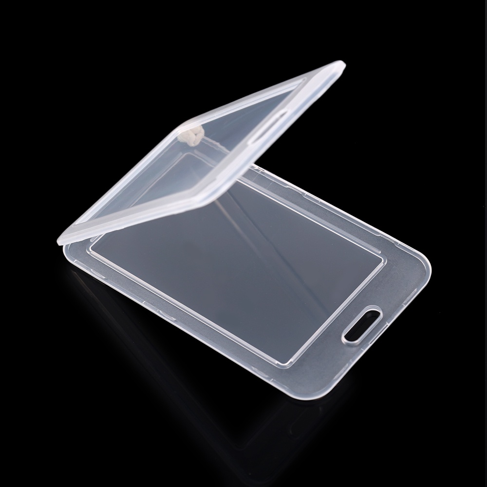 1PC Waterproof Transparent Card Protector Cover / Double-sided Business Credit Cards Bank ID Card Sleeve / Student Bus Card Holder Case