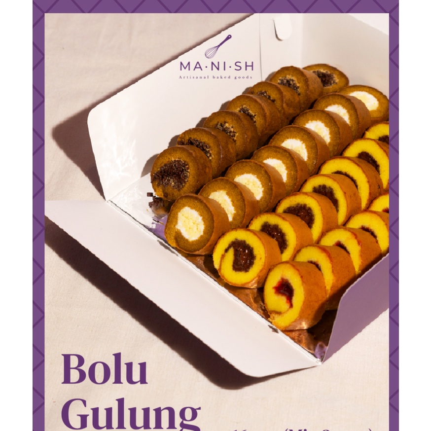 

Bolu Gulung Mini 4 Rasa