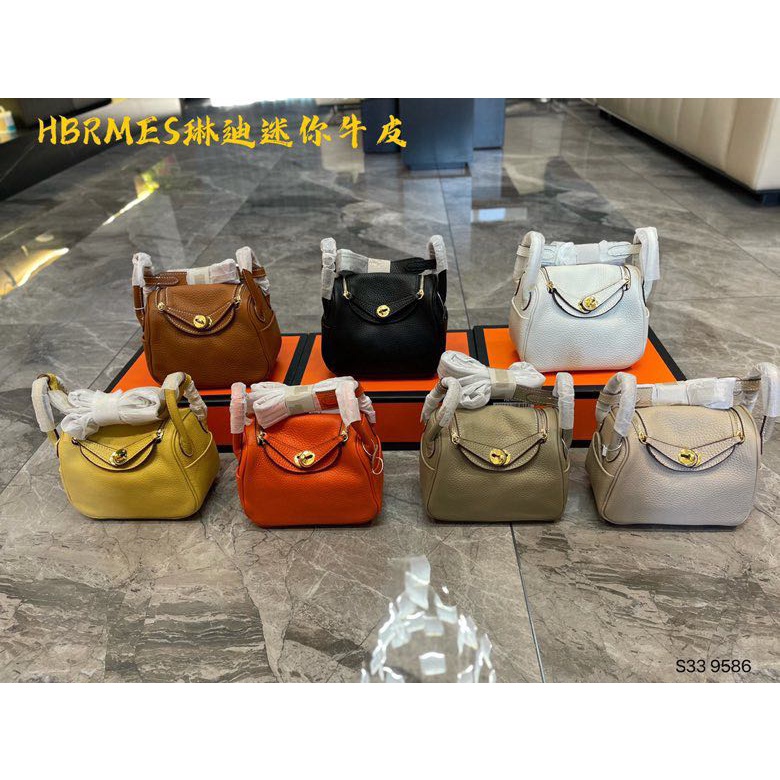 Tas Selempang Wanita Import 27679HERMES LINDY MINI UK20 FREE BOX ORIGINAL