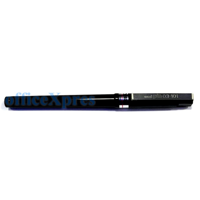 Pulpen / Ballpoint Boxy Uni Pin / Pena Boxy UniPin / Pen Mitsubishi Hitam