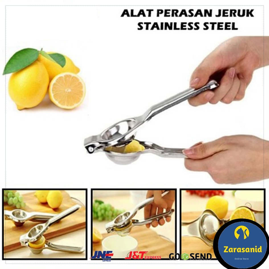 Alat Peras Jeruk Stainless Steel Extractor Squeezer Lemon Juicer Hemat Praktis