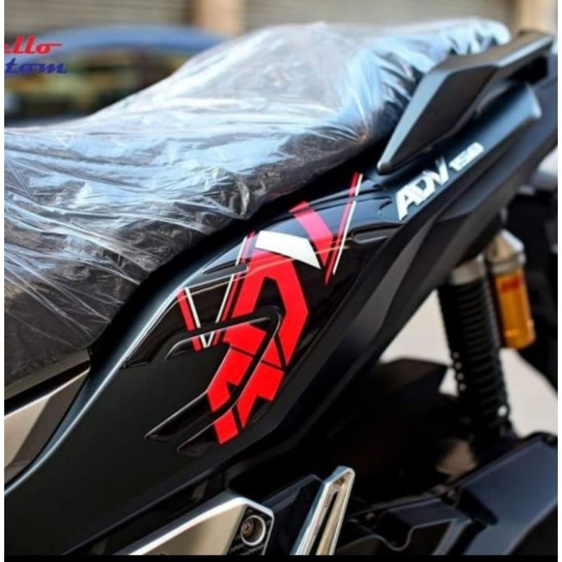 Sticker stiker Timbul Resin Body samping Honda ADV 150