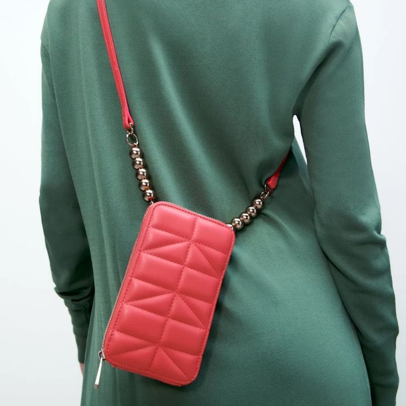 12.12 SALE | ZRA BEAD TRIM QUILTED CELL PHONE CASE