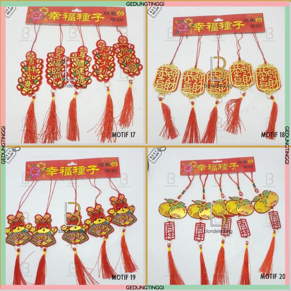 Gantungan Hiasan Tassel Tasel Pintu Gantung Dekorasi Pohon Sakura Meihwa Mehwa Meihua Shio Kelinci Lampion Yenpao Yuanbao Kipas Fuk Fu Kotak Pita Parcel Parsel Hampers Souvenir Suvenir Bludru Dinding Tahun Baru Chinese New Year Imlek Sincia Cny 2023 Murah