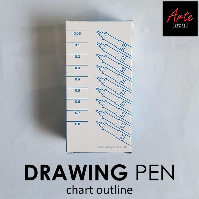 

Drawing Pen Set (8 pcs)