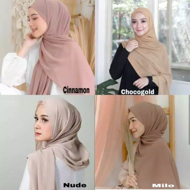 PASHMINA- KERUDUNG PASHMINA CRUTY BABY DOL - HIJAB PASHMINA KRUDUNG PANJANG -PASHMINA.