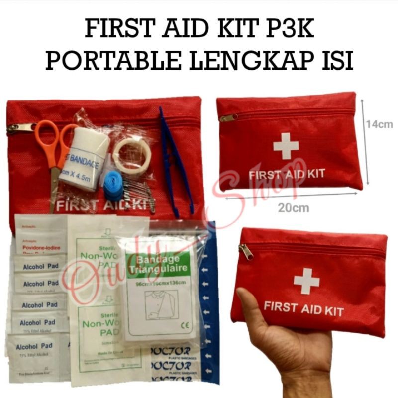 Tas P3K Include Obat-First Aid Kit Bag Survival Kit