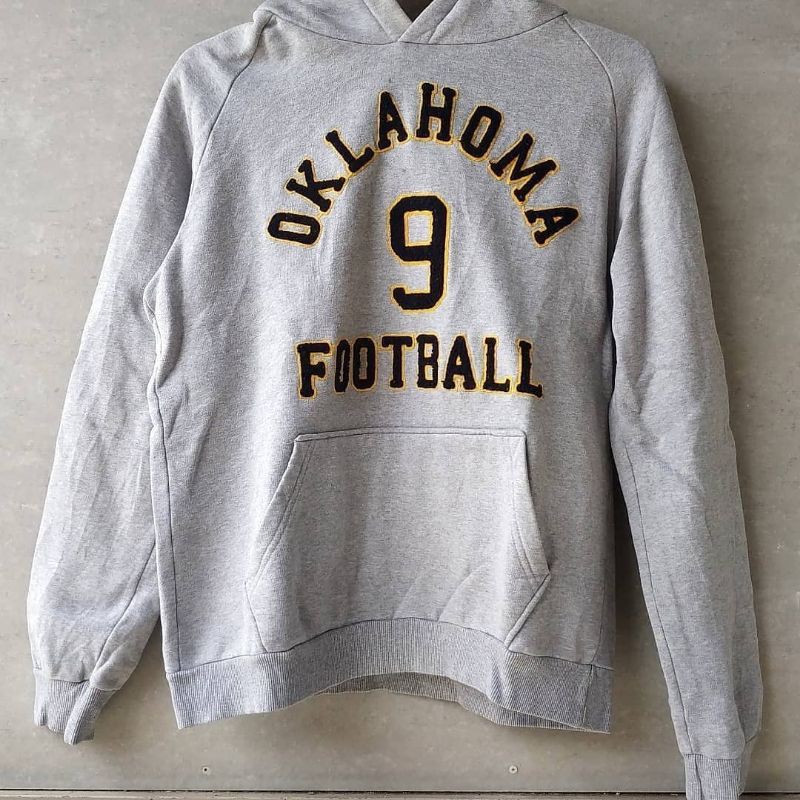 JACKET HODIE OKLAHOMA FOOTBALL GREY ORIGINAL SECOND BRANDED