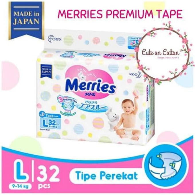 Termurah Merries Premium Tape L32 L 32