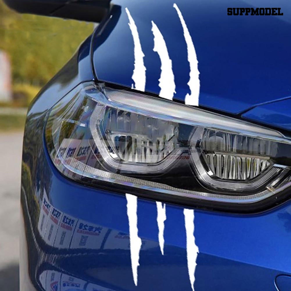 Stiker Reflektif Motif Cakaran Untuk Dekorasi Lampu Depan Mobil