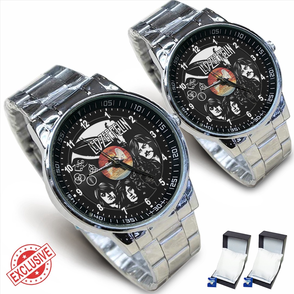 Jam Tangan Rantai Couple LED ZEPPELIN BAND - 1 (Awesome)