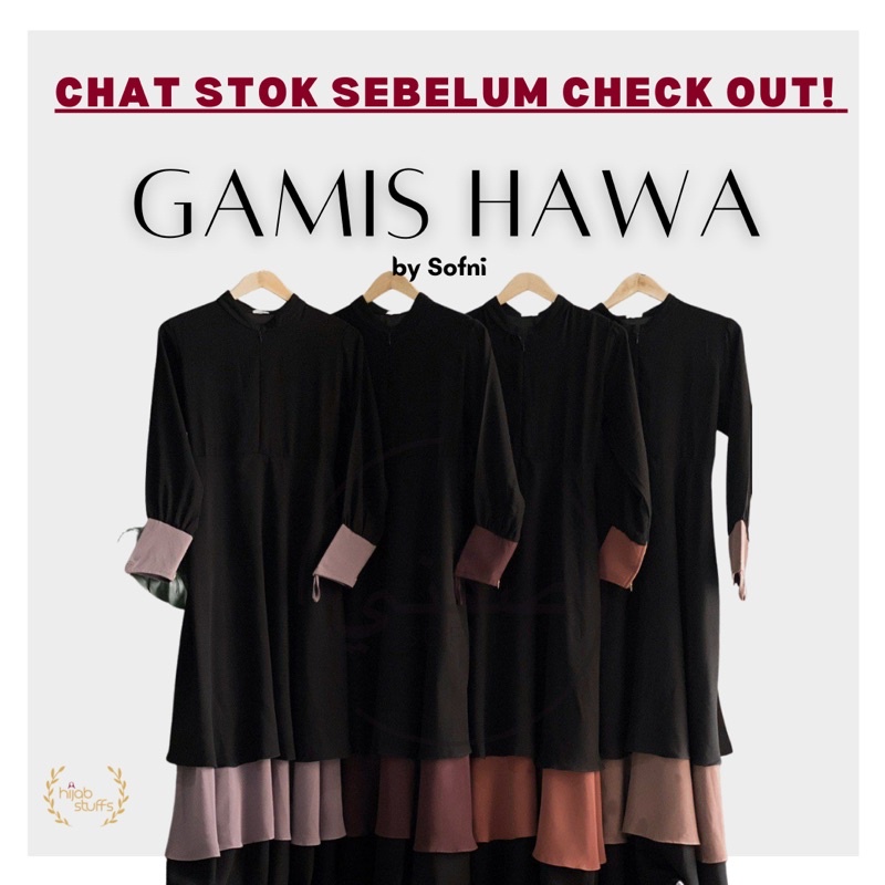 GAMIS HAWA | SOFNI | HIJAB SYARI POLOS