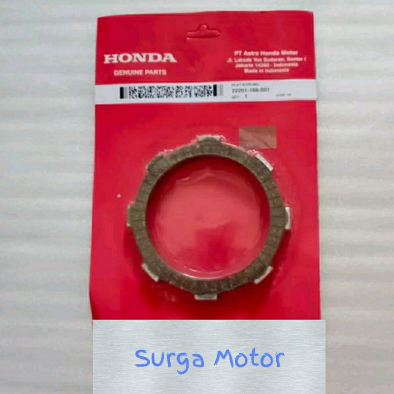 Kampas Kopling Grand Supra X 100 Revo 100 Fit Legenda Tiger Megapro ORI HONDA AhM