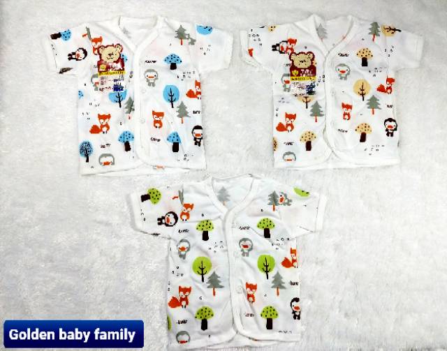 Baju Tara Pendek Putih Biss Size 3-6 Bulan