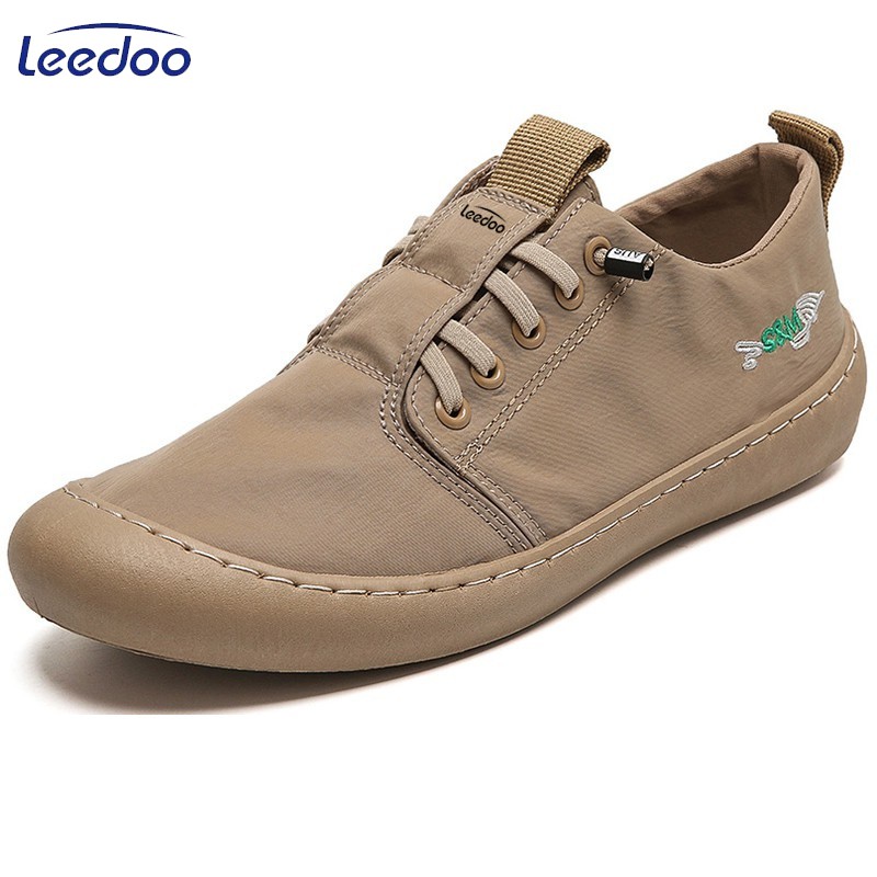 Leedoo Sepatu Casual Pria Sneakers Sport Jogging Running MC102-Coklat