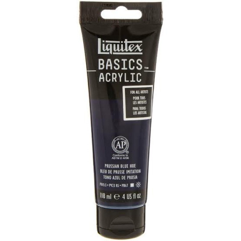 

Cat Acrylic Liquitex Basics 118ml Prussian Blue Hue