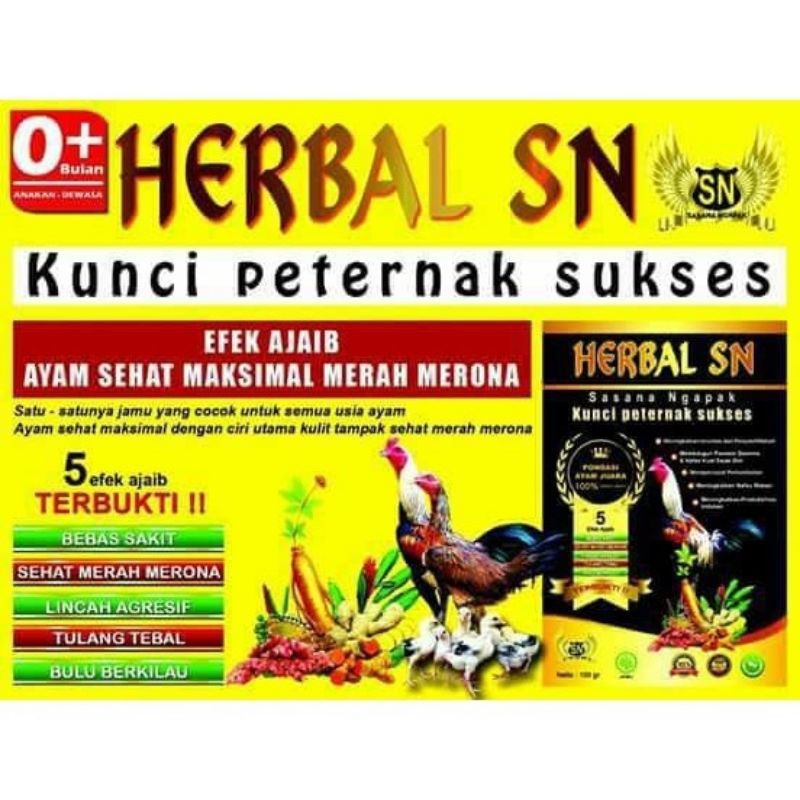 HERBAL SN - Jamu Ayam 35 gram