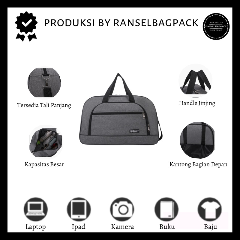 Tas Pakaian Travel Travelling Mudik Bag Jumbo Kapasitas Besar Korean Stylish Multifungsi Duffle Baru Kualitas Import Lokal Original Pria Wanita Cewek Cowok Laki Laki Perempuan Terbaru 2022