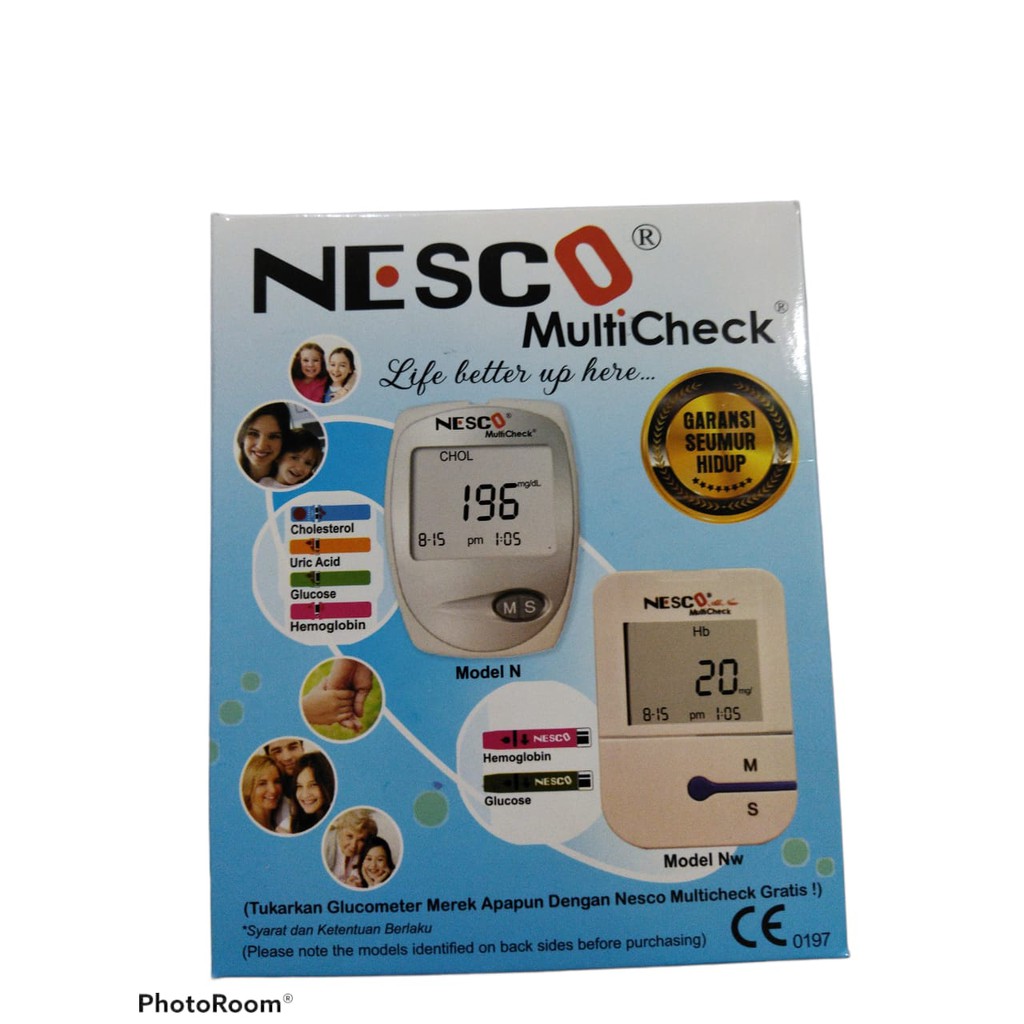 NESCO MULTHICHECK NW 01- KHUSUS GULA GLUCOSE ALAT CEK GULA DARAH ORIGINAL