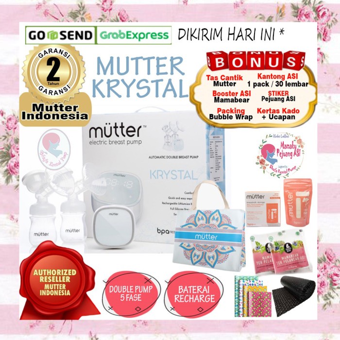 [MURAH] [ COD] MUTTER KRYSTAL / Pompa ASI Mutter Krystal
